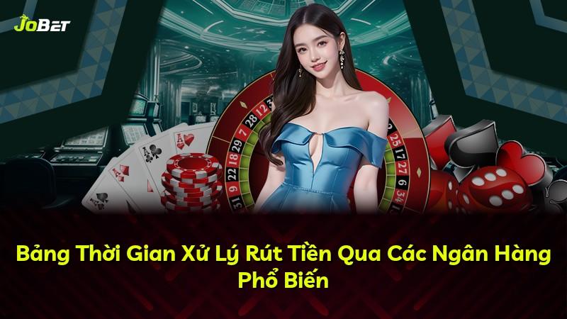 Bảng Thời Gian Xử Lý Rút Tiền Qua Các Ngân Hàng Phổ Biến